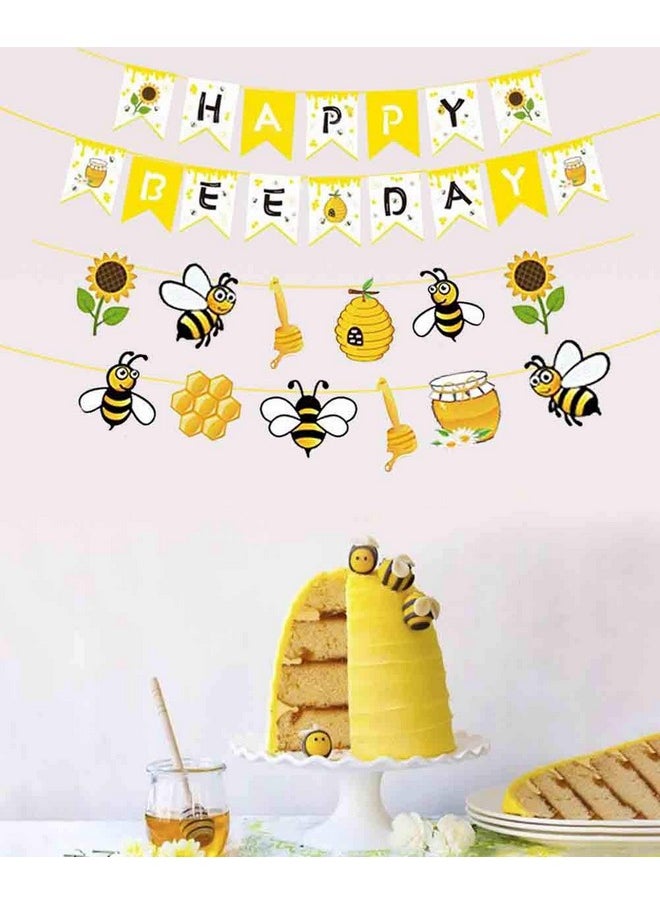 Wishlife Honey Bee Banner Sethappy Bee Day Bannerbumblebee Banner For Bumblebee Party Bumblebee Baby Showerbumblebee Decoration Boysgirlskidshomeclassroombedroom  - Image 4