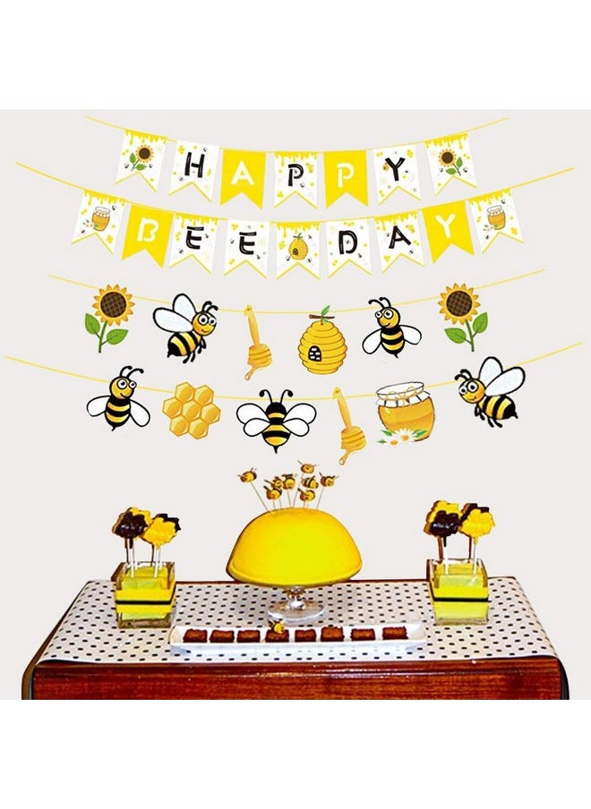 Wishlife Honey Bee Banner Sethappy Bee Day Bannerbumblebee Banner For Bumblebee Party Bumblebee Baby Showerbumblebee Decoration Boysgirlskidshomeclassroombedroom  - Image 2