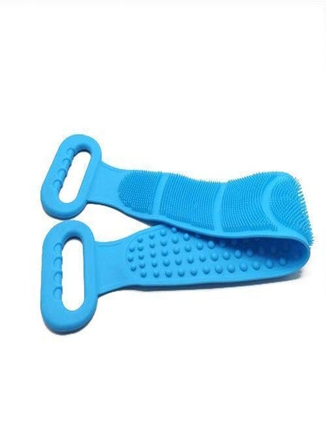 EBOFAB Silicone Dual Sided Back Scrubber Brush Dead Skin Removal Exfoliating Belt for Shower, Easy to Clean, Lathers Well for Men & Women - Image 1