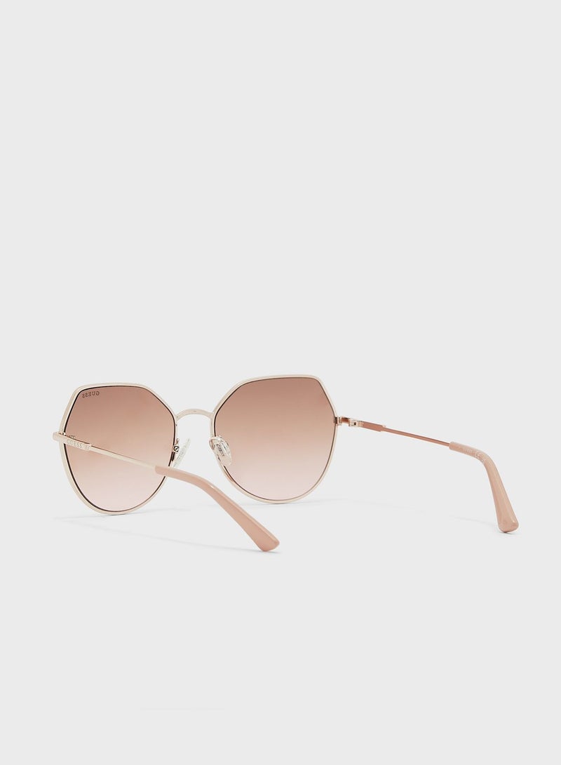 GUESS Pentagon Sunglasses - Image 2