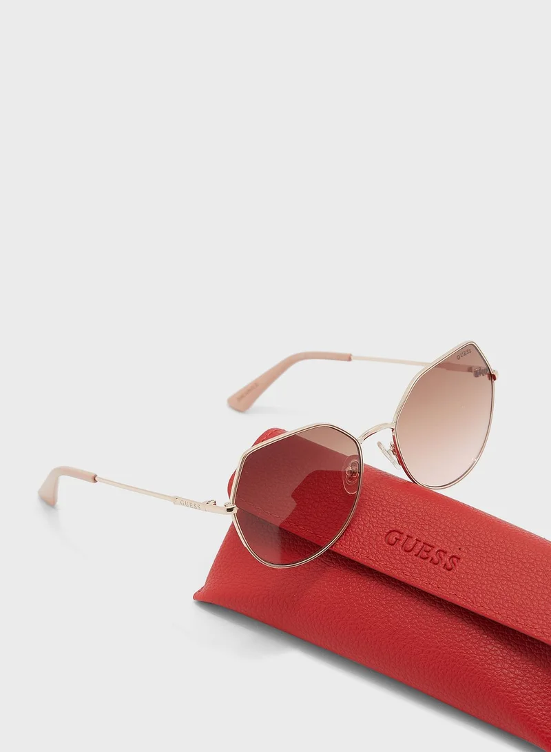 GUESS Pentagon Sunglasses