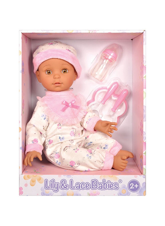 Lotus 16" Soft-Bodied Baby Doll - Hispanic  - Image 1