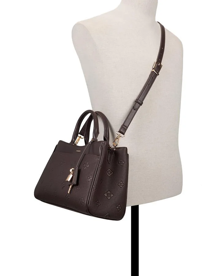 Aldo  Anouka Ladies Brown Satchel Bag for Women | Best Price UAE
