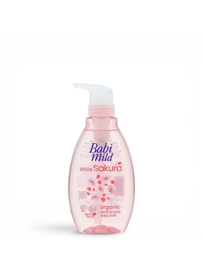 BABIMILD Babi Mild - White Sakura | Head & Body Baby Bath 380ml - Image 1