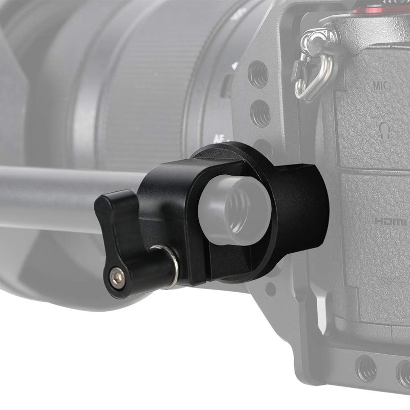 NICEYRIG Quick Release NATO Lock Clamp to 15mm Rod Rail Clamp for DSLR Camera Rig Follow Focus, Microphone, Monitor - 427 - Image 3