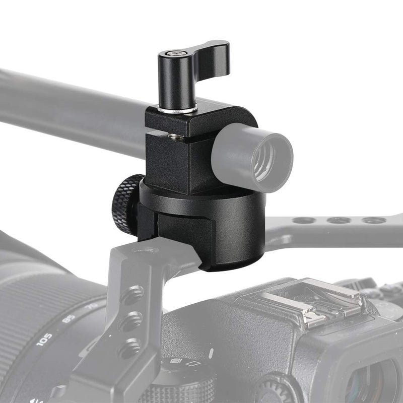 NICEYRIG Quick Release NATO Lock Clamp to 15mm Rod Rail Clamp for DSLR Camera Rig Follow Focus, Microphone, Monitor - 427 - Image 2