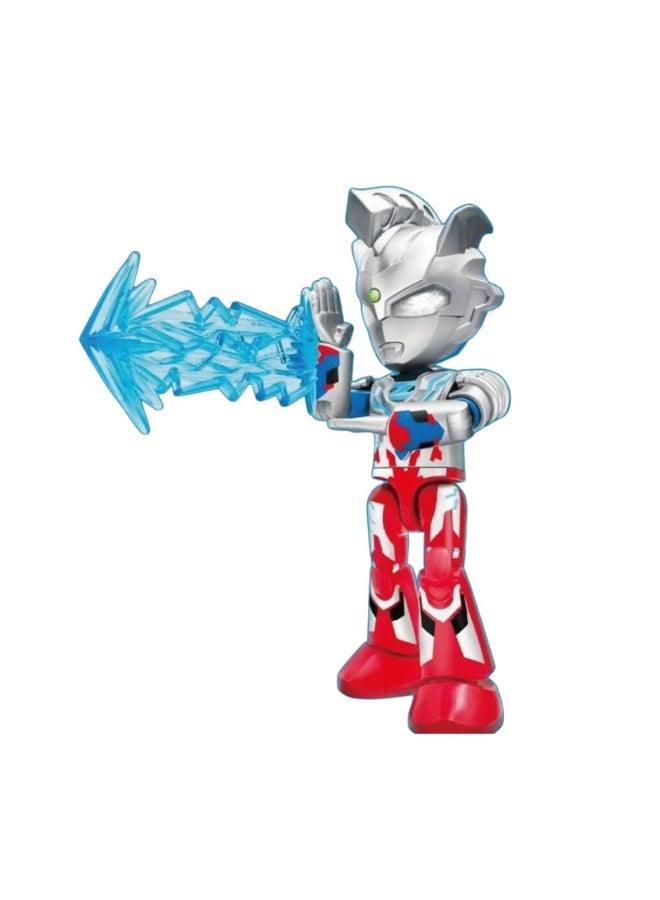 BLOKEES PreCool Ultraman Z Model Kit | Buildable Action Figure Collectible | Official Ultraman Series Construction Toy for Kids Ages 3+ | Poseable Display Set - Image 4