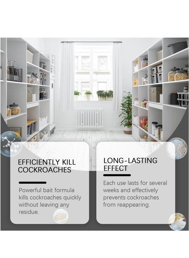 Jakehoe محطة طُعم جيكهو روتش إيس - قاتل صراصير قوي وعديم الرائحة، مناسب للمنازل والمطابخ والأماكن التجارية - Image 4