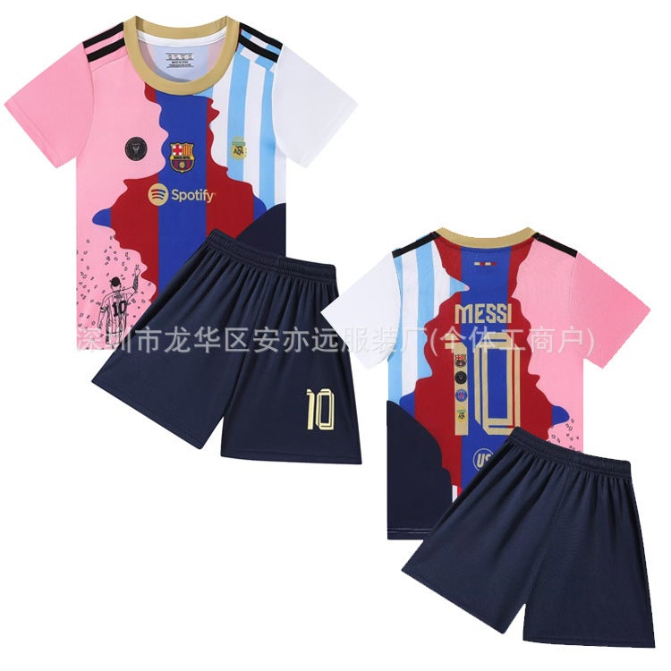 Generic Kids Soccer Jersey Set Customizable Shorts 26 argentina special edition no. 10
