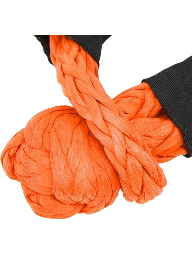 Manful 17T - 56cm Heavy Duty Synthetic Winch Rope – Off-Road Recovery Tow Rope with Reinforced Loops, High Strength Braided Cable for SUV, Truck, ATV, UTV - Image 5