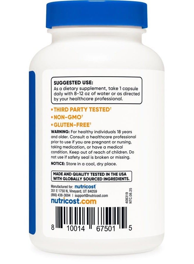 Nutricost Goldenseal Root 600Mg, ules - Non-Gmo, Gluten Free, Veggie Capsules - Image 4