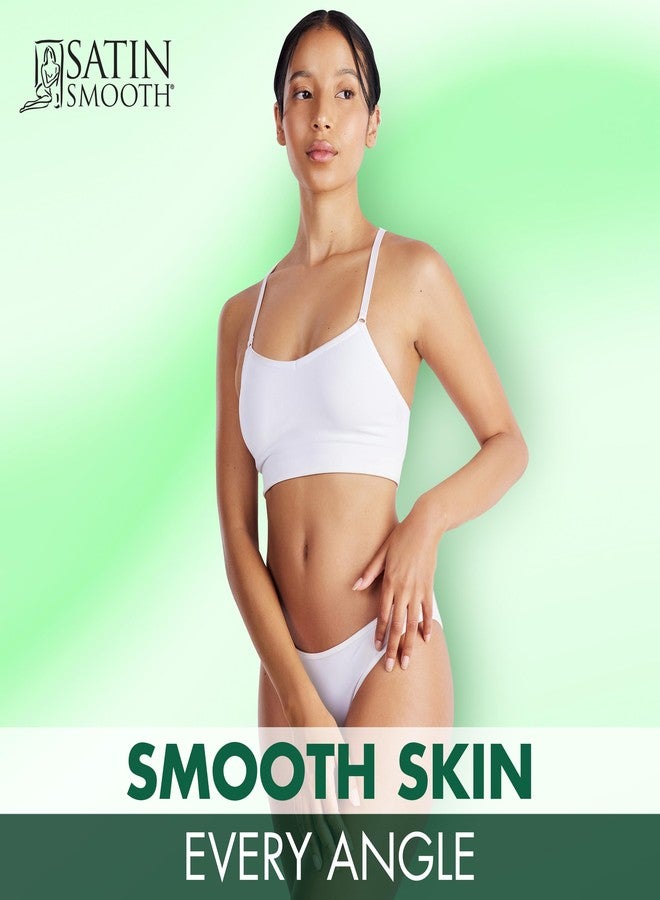 Satin Smooth Green Tea Multidirectional Pebble Wax – Hard Wax Beads for Face & Body, Brazilian Waxing, Hair Removal for Sensitive Skin, 23 oz - Image 2