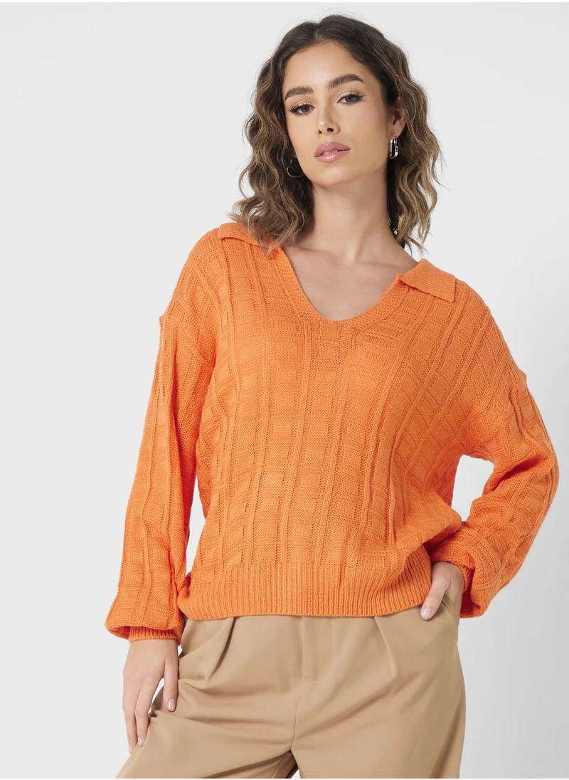 Ginger Textured Sweater