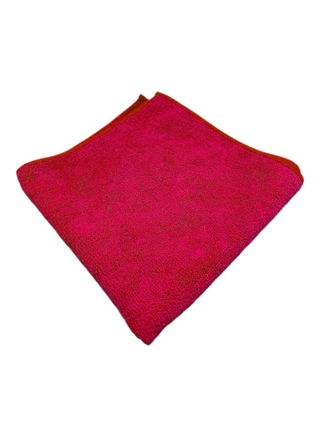 Beauenty Multi Purpose Polyester for Home Kitchen and Car Drying Microfiber Towel Set of 6 Pieces - 40cm X 40 cm Red - Image 5