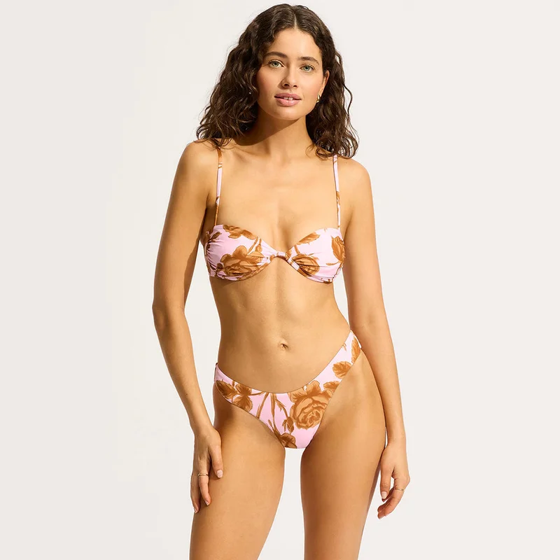 Seafolly  Rococo Ruched Split Wire Bikini Top - Women for Women | Best Price UAE