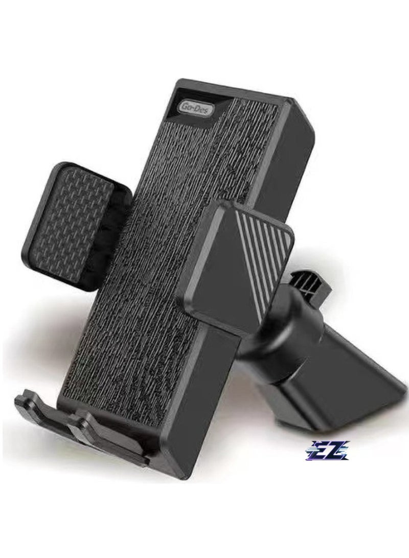 ELTRAZONE Vehicle Car Phone Holder – Rotatable Air Vent Mount for iPhone & Android, Secure Grip Design - Image 1