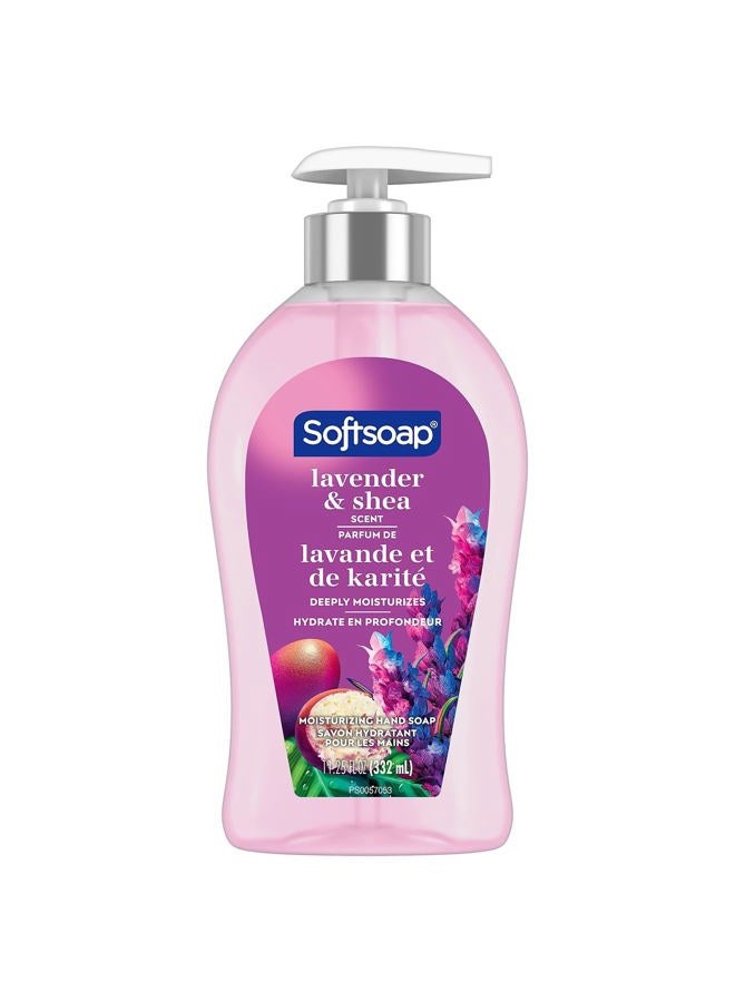 Softsoap Deeply Moisturizing Liquid Hand Soap, Shea Butter, Lavender, 11.25 Fl Oz - Image 1