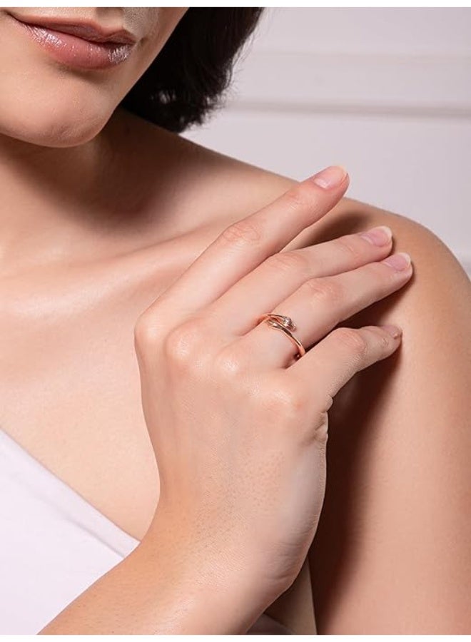 سالتي صندوق هدايا "حب مالح مقاوم للتلطيخ" | طقم مجوهرات نسائي من قلادة وخاتم | أحدث أطقم المجوهرات الأنيقة والبسيطة | إكسسوارات عصرية بتصميم جمالي | مثالي للهدايا - Image 4