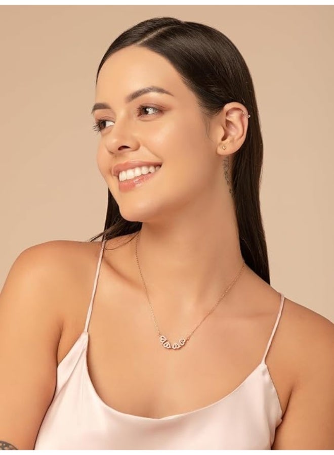 سالتي صندوق هدايا "حب مالح مقاوم للتلطيخ" | طقم مجوهرات نسائي من قلادة وخاتم | أحدث أطقم المجوهرات الأنيقة والبسيطة | إكسسوارات عصرية بتصميم جمالي | مثالي للهدايا - Image 5