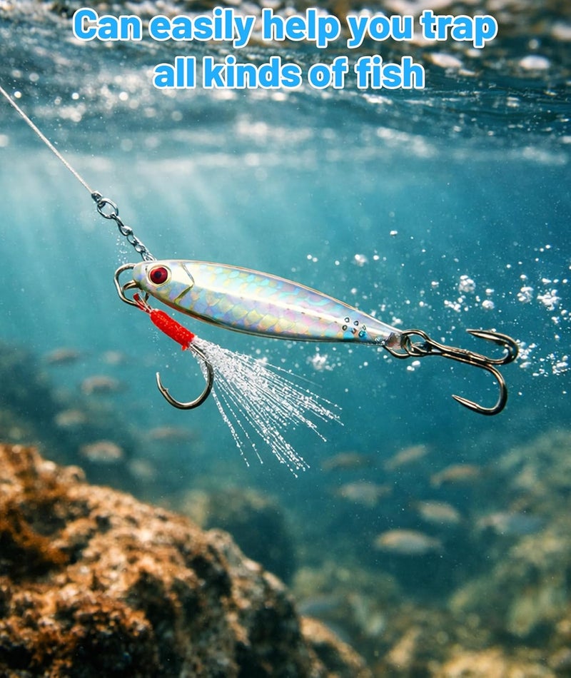 ZSRVAJ 6-Piece Fishing Lure Set for Freshwater and Saltwater - Image 5