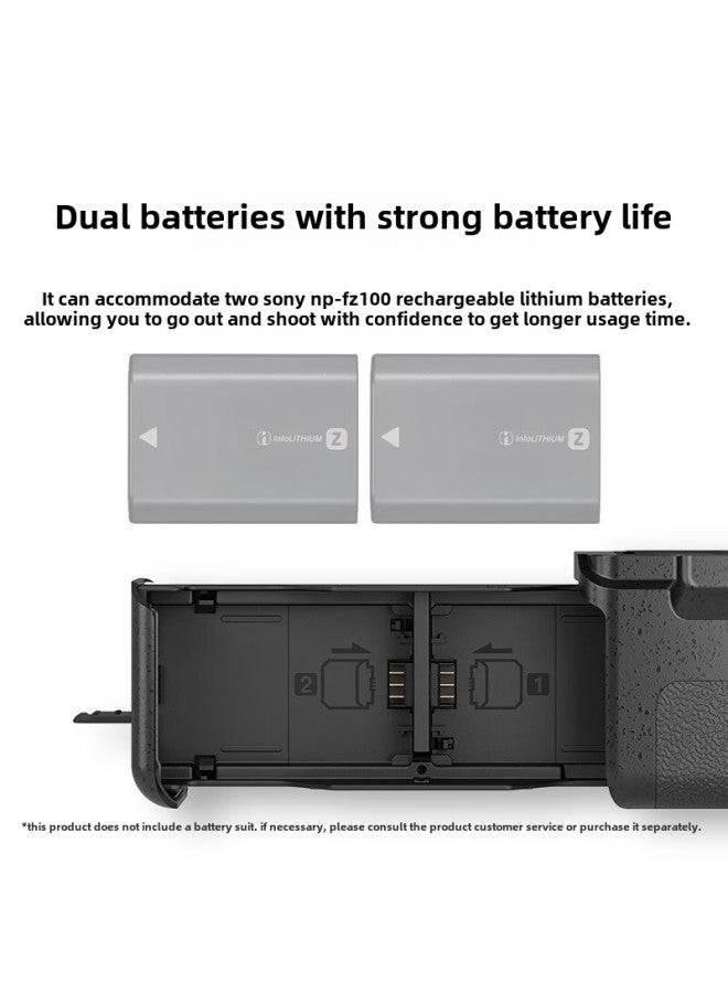 NEEWER (NEEWER) مناسب لمقبض المضرب العمودي وصندوق البطارية Sony A9M2/A7R4/A7S3/A1 - اللون: افتراضي - Image 3