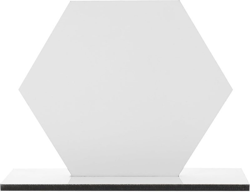 Hexagon Sublimation Photo Frame Blanks Wooden Blank Picture Holder Tabletop Sign for DIY Heat Transfer Party Decoration - Image 1