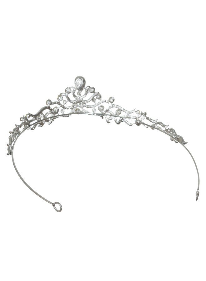 SAMKY Bride'S Bridal Headpiece Rhinestone Wedding Tiara Crown Crystal Hair Accessories For Woman - Image 3