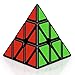 Roxenda Pyramid Speed Cube 3x3x3 Qiming Pyramid Speed Cube Triangle Cube Puzzle Magic Cube Black - Image 3