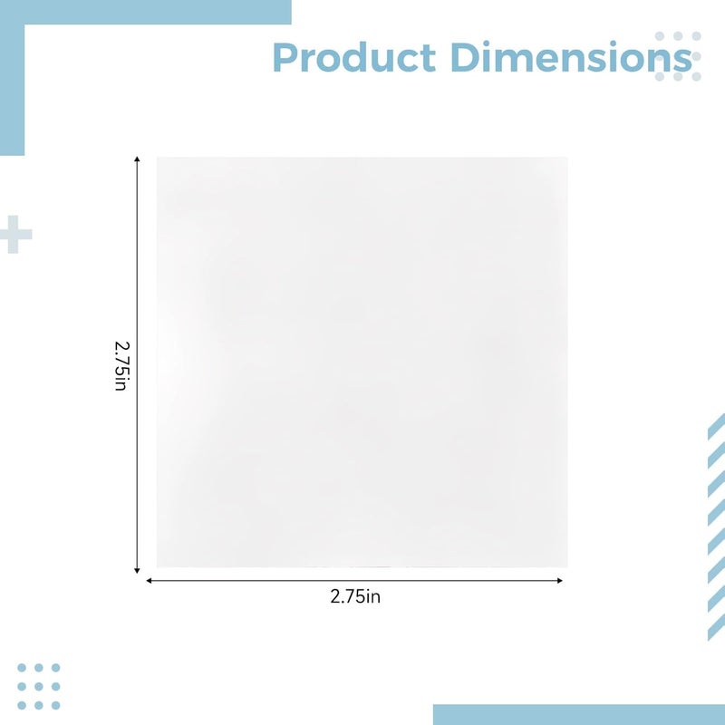 6 Pcs Ceramic Fiber Kiln Pads 2.75 in for DIY Glass Fusing, Pottery Forming, High Temperature Resistance, Gem & Ceramic Processing - Image 4
