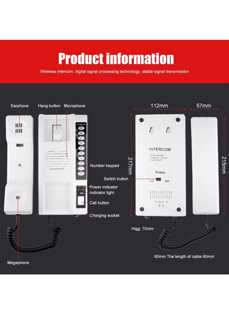 PROLAB - Prolab Wireless Intercom 2 Peices Full Set - Image 1