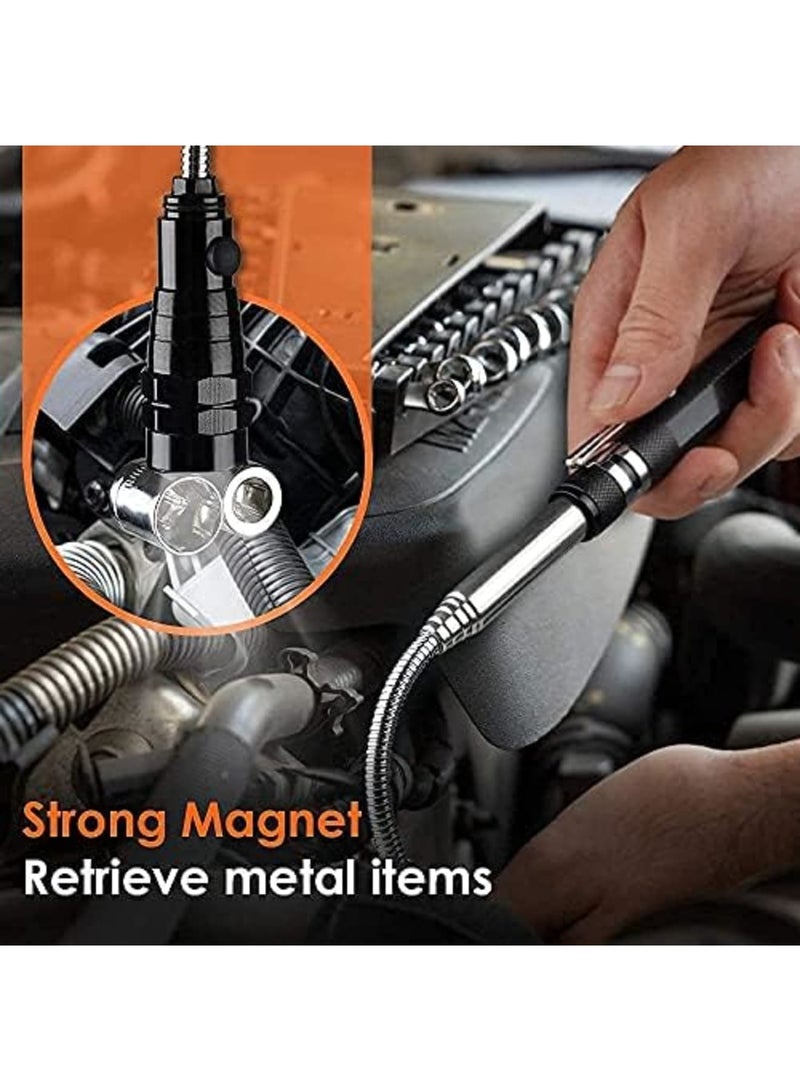 Tool Gifts for Men Dad Husband Telescoping Magnetic Pickup Tool Stocking Stuffers Gifts, Mechanic Magnet Unique Gadget Birthday - Image 2