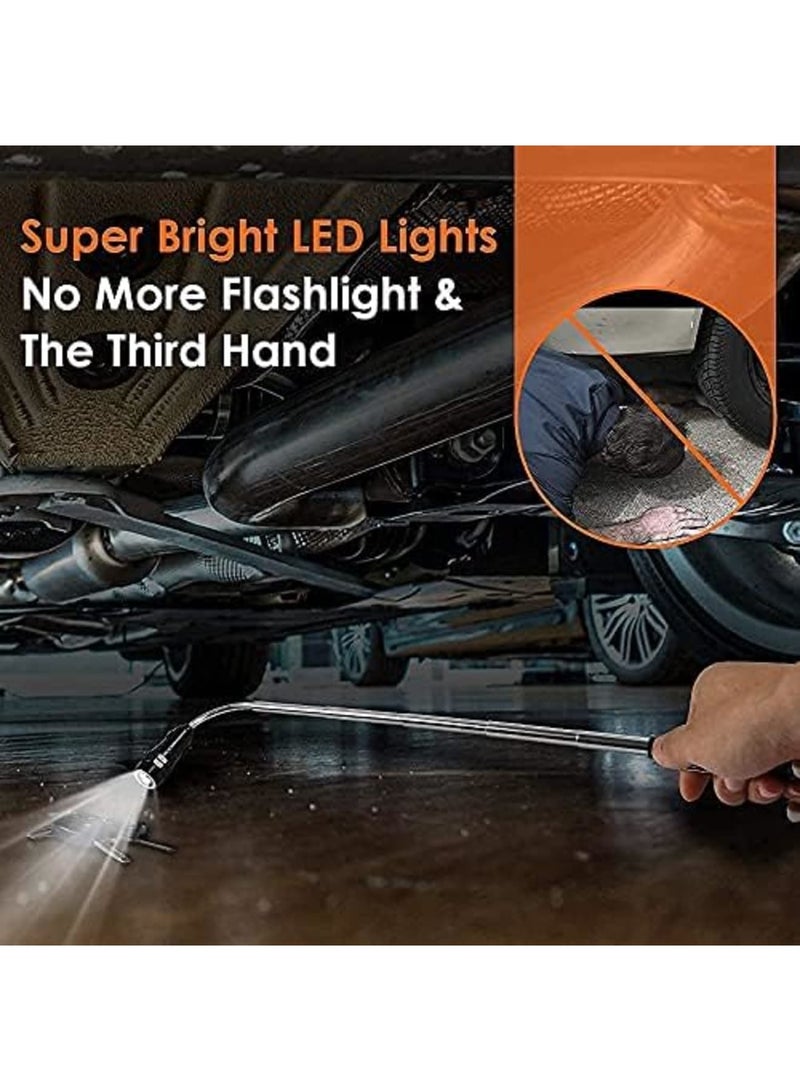 Tool Gifts for Men Dad Husband Telescoping Magnetic Pickup Tool Stocking Stuffers Gifts, Mechanic Magnet Unique Gadget Birthday - Image 5