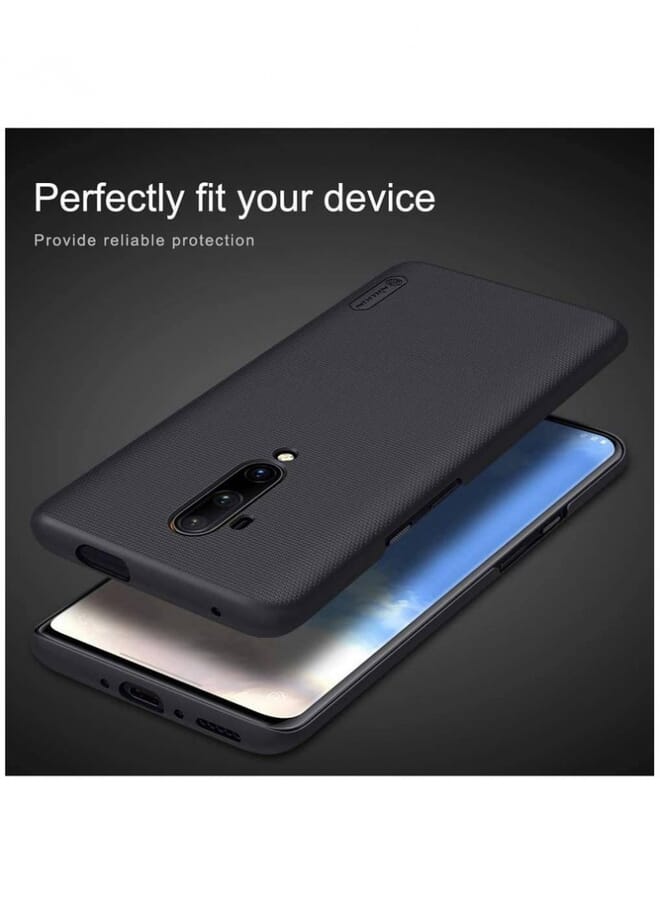 Nillkin Super Frosted Shield Hard Back Case Cover For Oneplus 7T Pro Black - Image 3