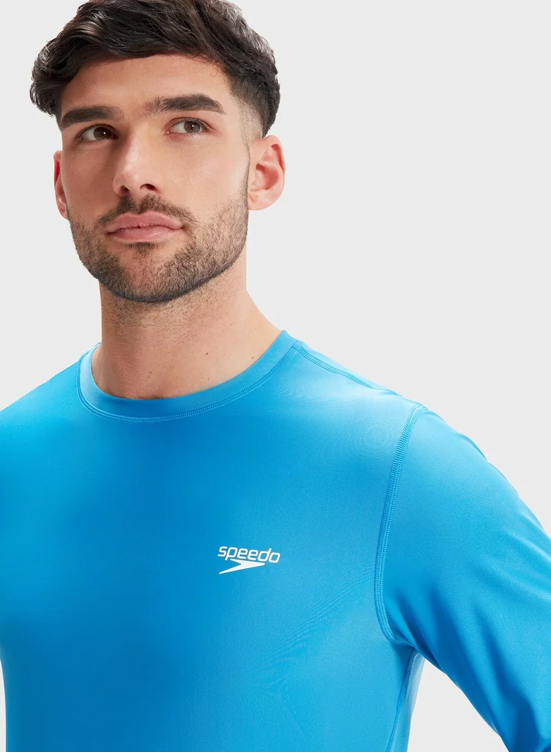 speedo Printed Rash Guard T-Shirt