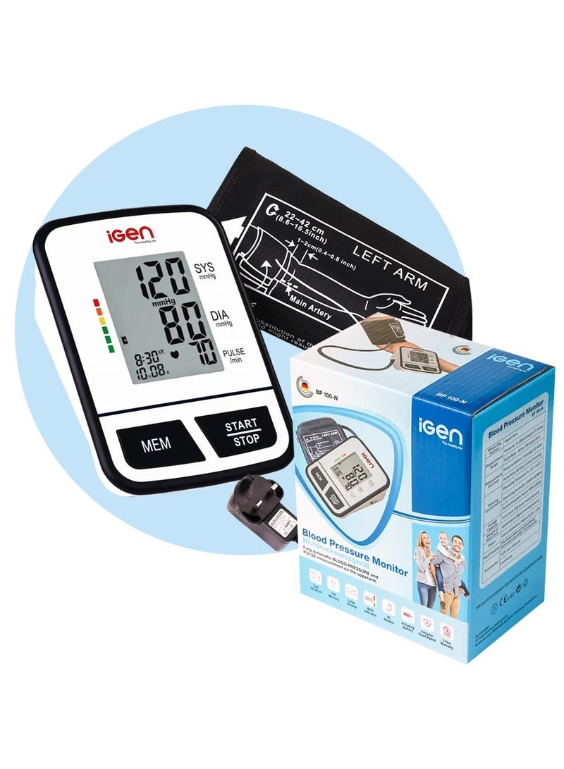 iGen Blood Pressure Monitor Fully Automatic BP 100 N
