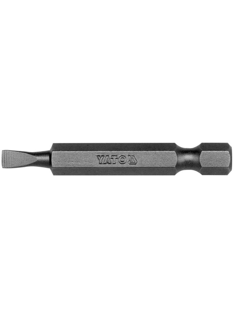 Yato YATO Screwdriver Bit 1/4"x50mm Slotted 4mm 50pcs/Box