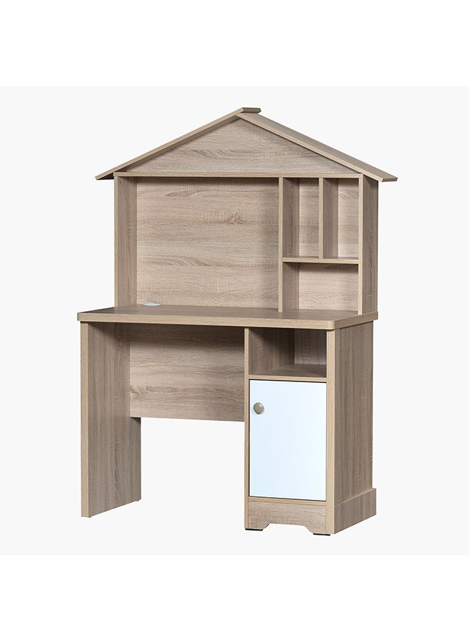Home Box My House Study Desk with Hutch 50 x 151.5 x 100 cm  - Image 3