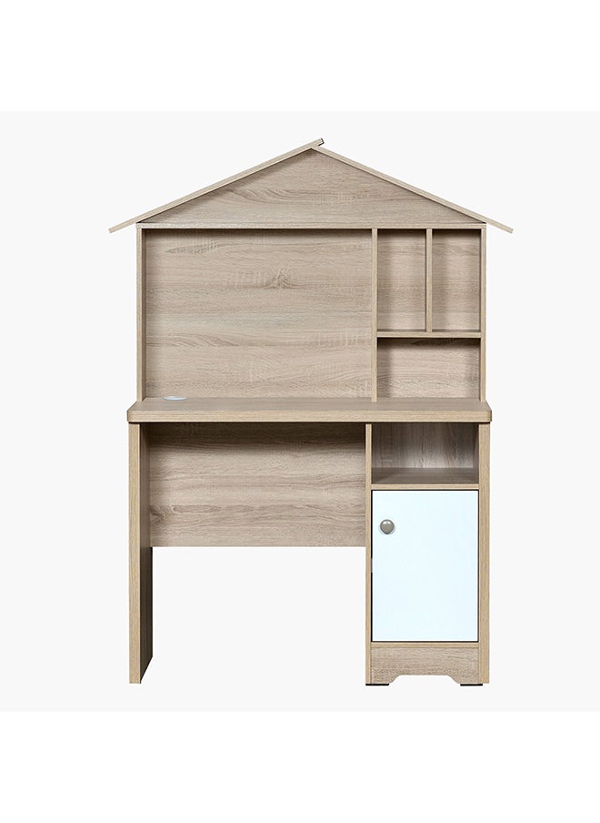 Home Box My House Study Desk with Hutch 50 x 151.5 x 100 cm  - Image 2