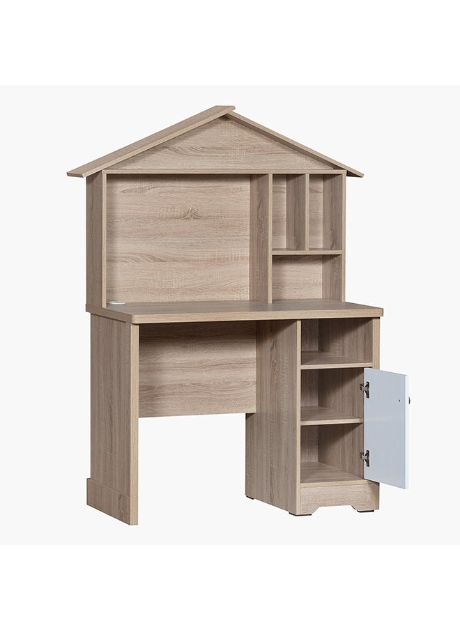 Home Box My House Study Desk with Hutch 50 x 151.5 x 100 cm  - Image 4