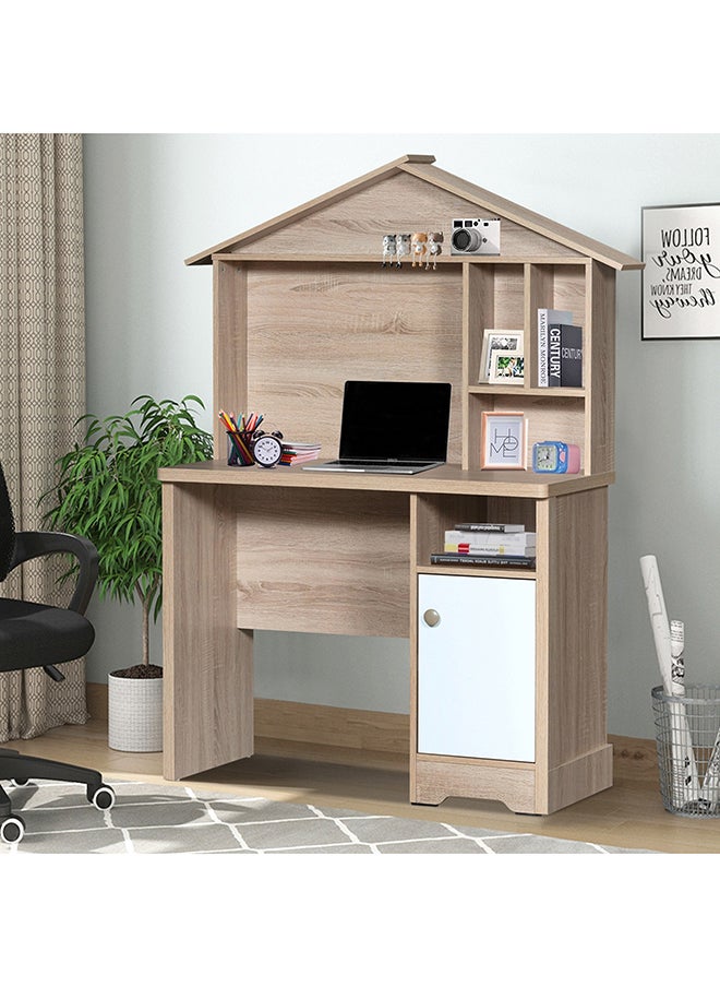Home Box My House Study Desk with Hutch 50 x 151.5 x 100 cm  - Image 1