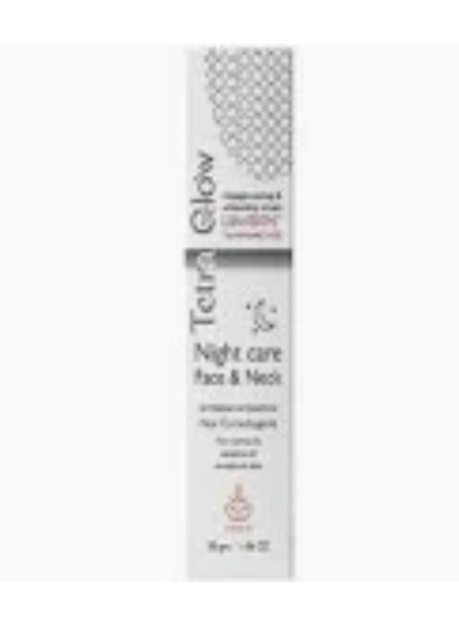 تترا TETRA GLOW NIGHT CARE FACE & NECK WHITE CREAM 30GM - Image 1