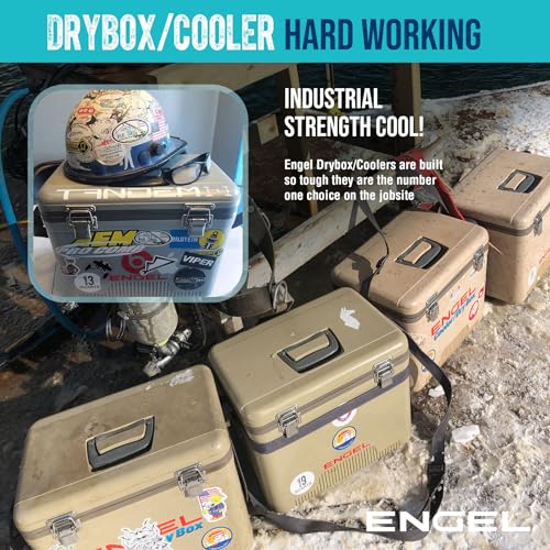 Engel UC19 19qt Leak-Proof, Air Tight, Drybox Cooler and Small Hard Shell Lunchbox for Men and Women in White - Image 5
