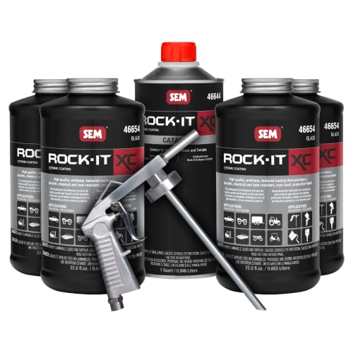 SEM Rock-It XC Black Truck Bed Liner and Protective Coating Kit - Image 1