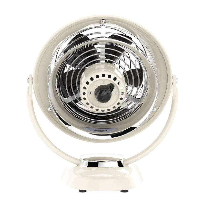 فورنادو مروحة تهوية Vornado VFAN Jr. Vintage Air Circulator Fan، لون أبيض عتيق، أبعادها 6.1 × 10.1 × 11.4 بوصة - Image 4