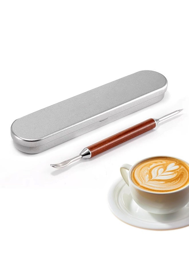 BF HOME DIY Coffee Art Needle Barista Tool with Storage Box - Image 1