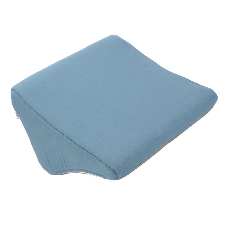 Wheelchair Wedge Cushion: Breathable Fabric Cover, Pressure Point Elimination - Leg Fatigue & Edema Relief Wedge Pillow for Bedridden Patients, Home Care Positioning - Image 5