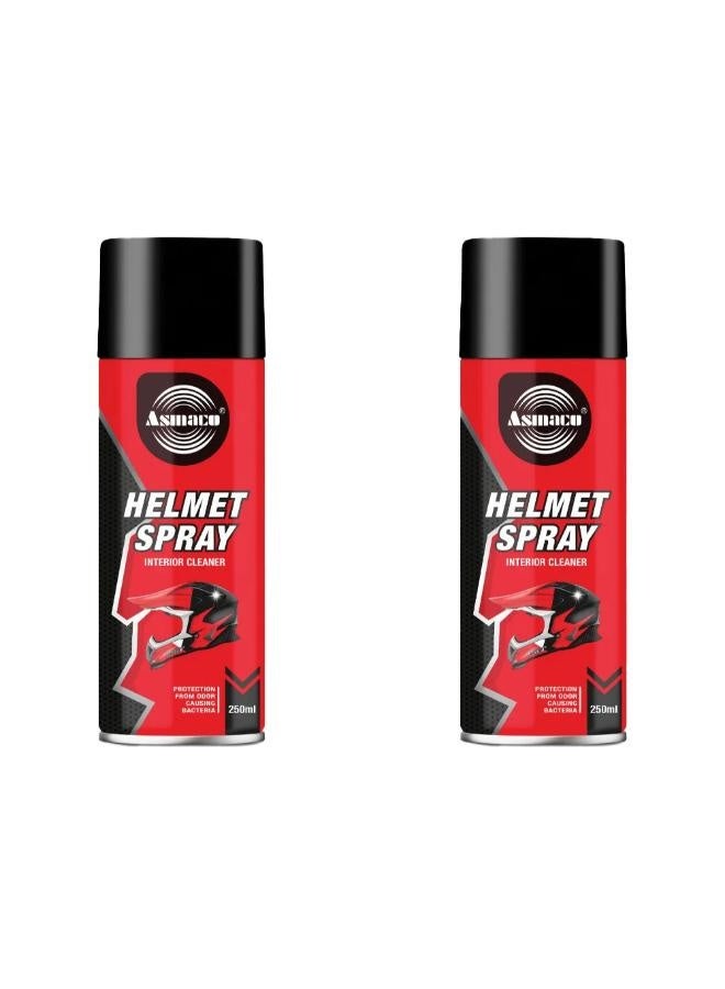 Asmaco Helmet Spray Interior Spray - 250 Ml - Set of 02