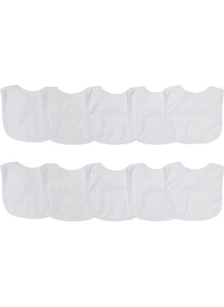Neat Solutions 2-Ply Knit Terry Solid Color Feeder Bibs in White - 10 Count - pzsku/ZDA3337EDA664B3C1914CZ/45/1746639924/32b0e7be-7a88-4ded-8d76-c36780f176ee