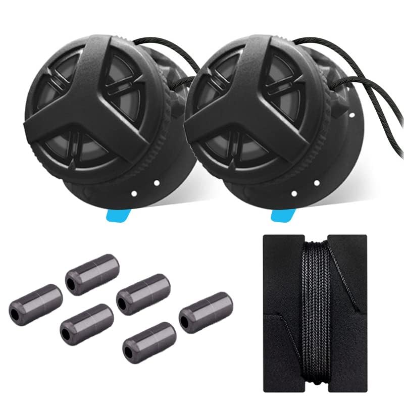 Earssa Elastic No Tie Shoelaces, Rotating Automatic Buckle Shoes Laces, Metal Capsule Lock Buckles, Lock Shoe Laces Tieless (Black) - Image 2