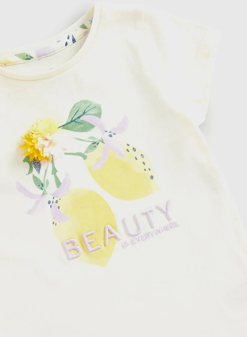 mothercare Beauty Everywhere T-Shirts - 3 Pack